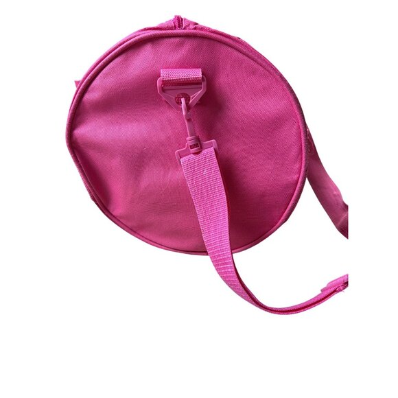 Golds Gym Pink Canvas Duffle Bag With Shoulder Strap - Picture 4 of 13
